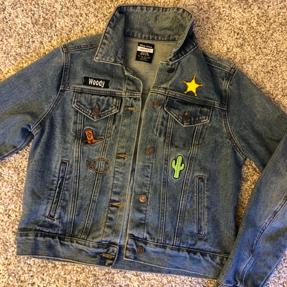Forever 21 Disney Pixar Toy Story Denim Jacket